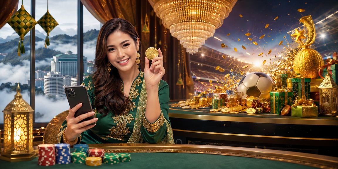 Perlawanan sukan langsung di Genting Highlands dengan sambutan Hari Raya